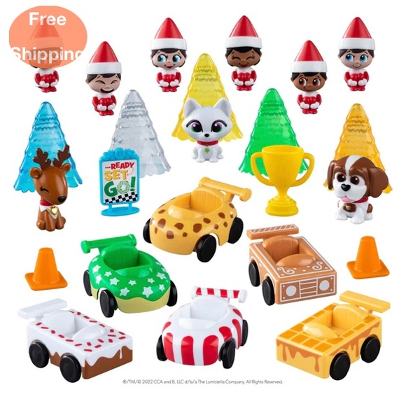 ELF ON THE SHELF ELF PETS ADVENT CALENDAR NEW 24 PCS FUN CARS CHRISTMAS 🎄HOLIDAY - Picture 2 of 14